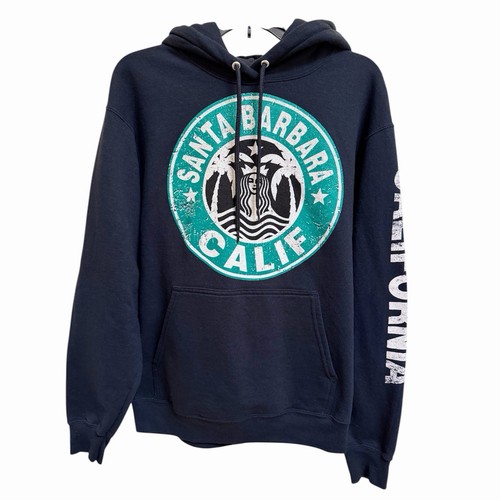 Santa barbara cali mens - santa, hoodie